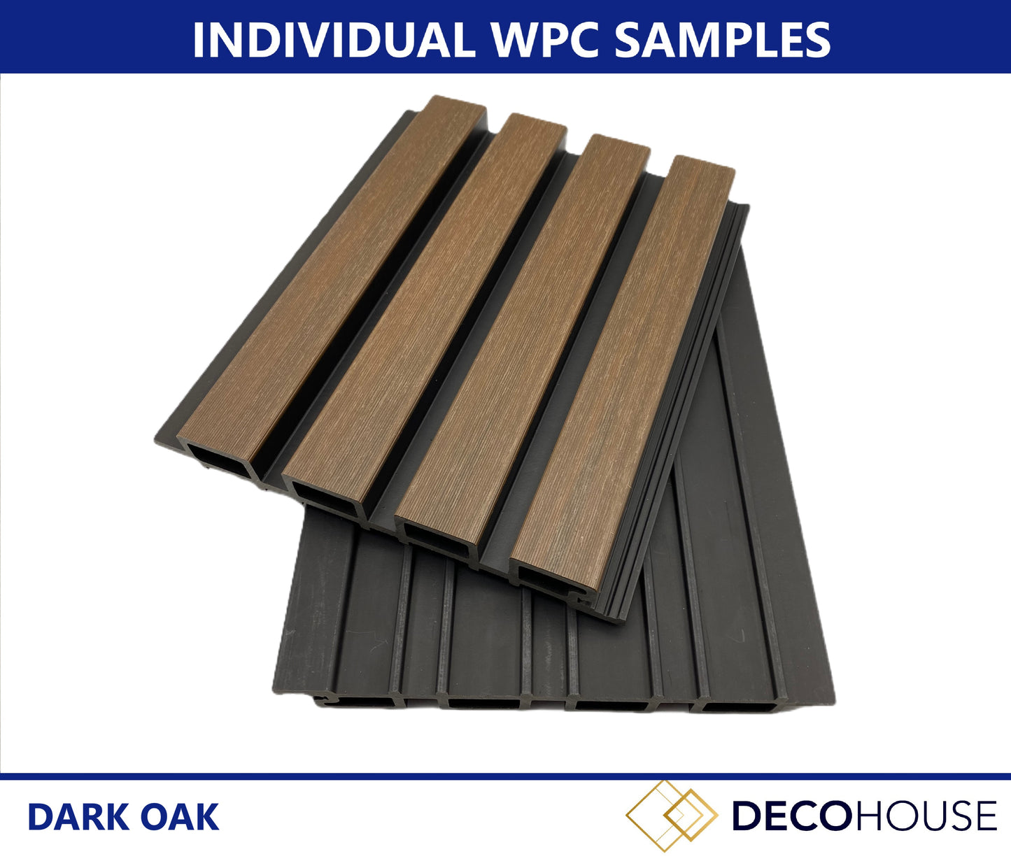 INDIVIDUAL WPC BI-COLOUR CLADDING SAMPLES