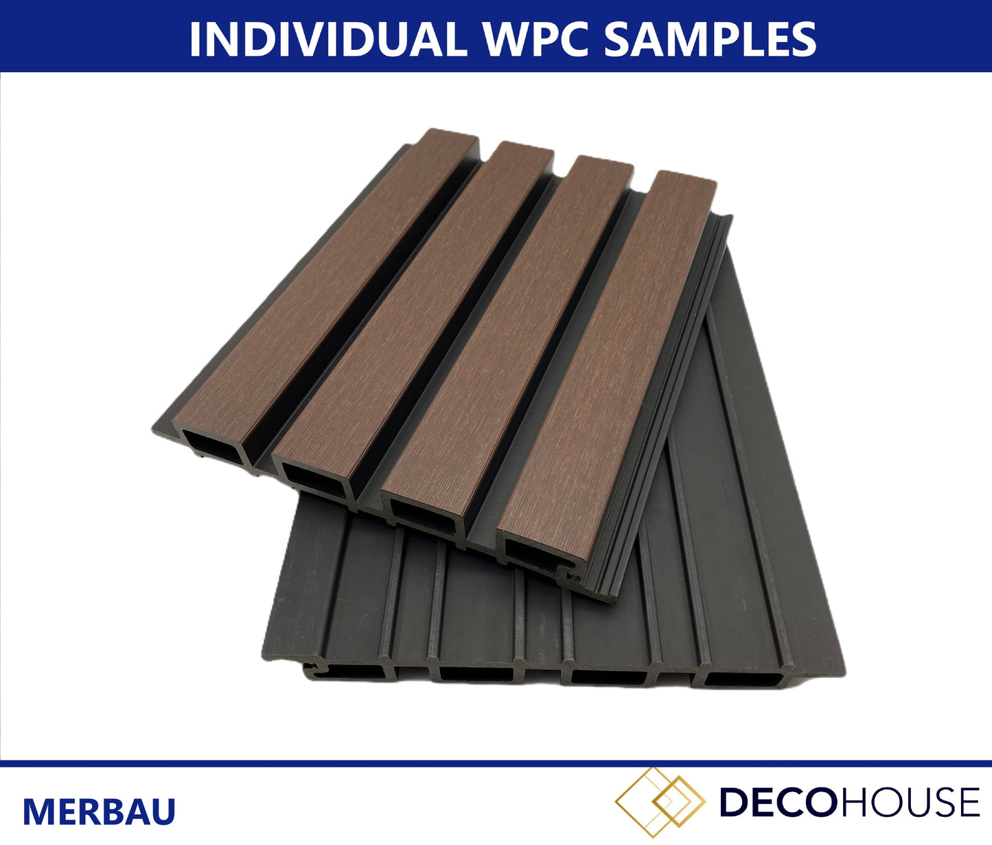 INDIVIDUAL WPC BI-COLOUR CLADDING SAMPLES