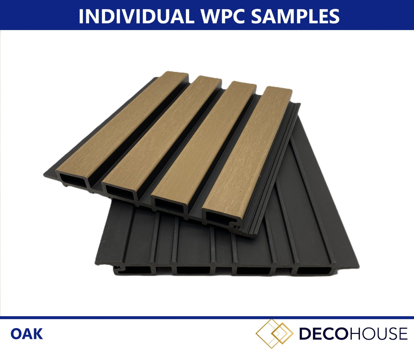 INDIVIDUAL WPC BI-COLOUR CLADDING SAMPLES