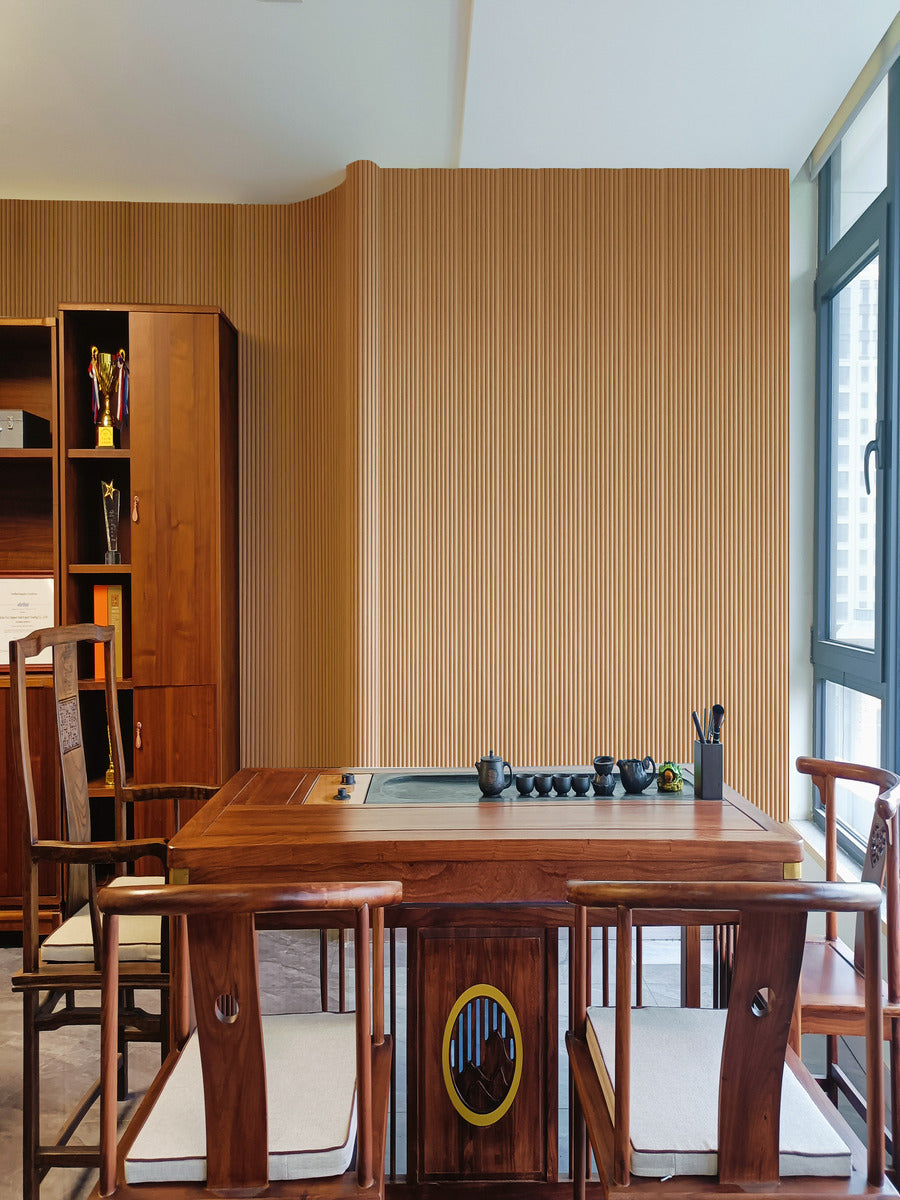 Bamboo Flexible Panel - Ribbed 25