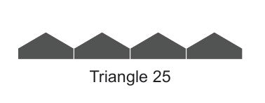 Diamond Flexible Panel - Triangle 25