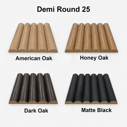 Bamboo Flexible Panel - Demi Round 25