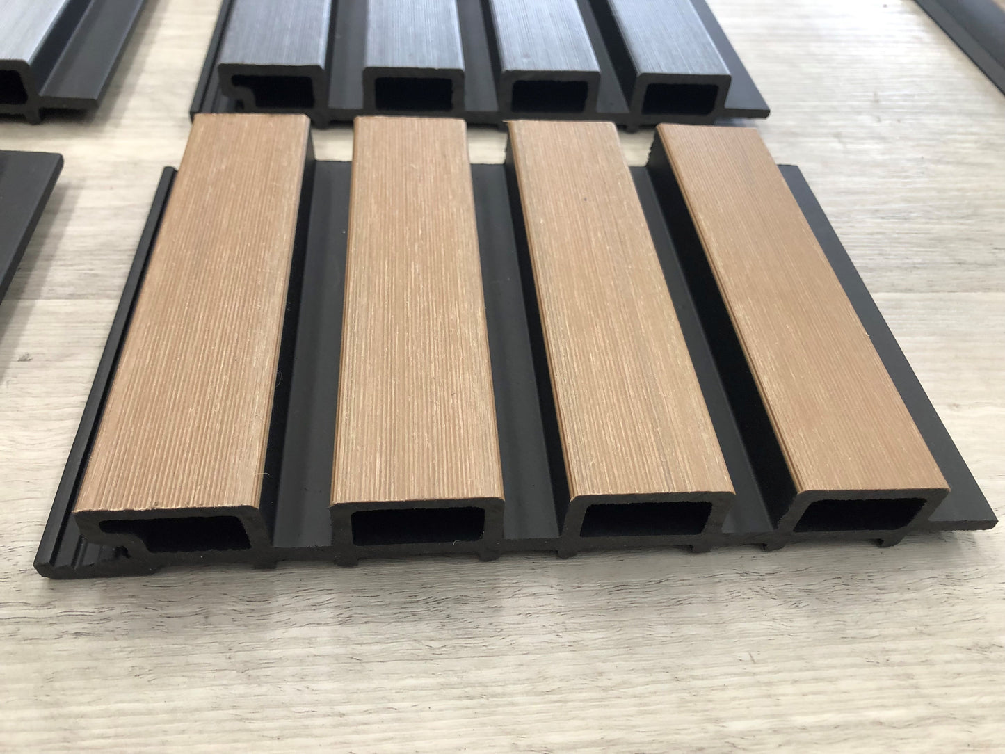 9 WPC CLADDING BICOLOUR SAMPLES