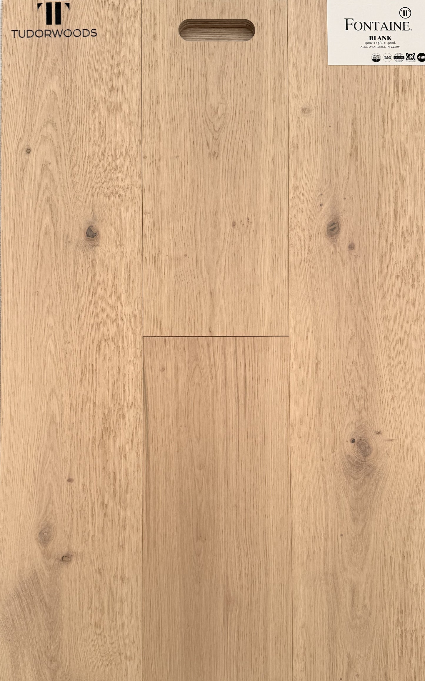 FONTAINE 190mm Wide Oak - Blank