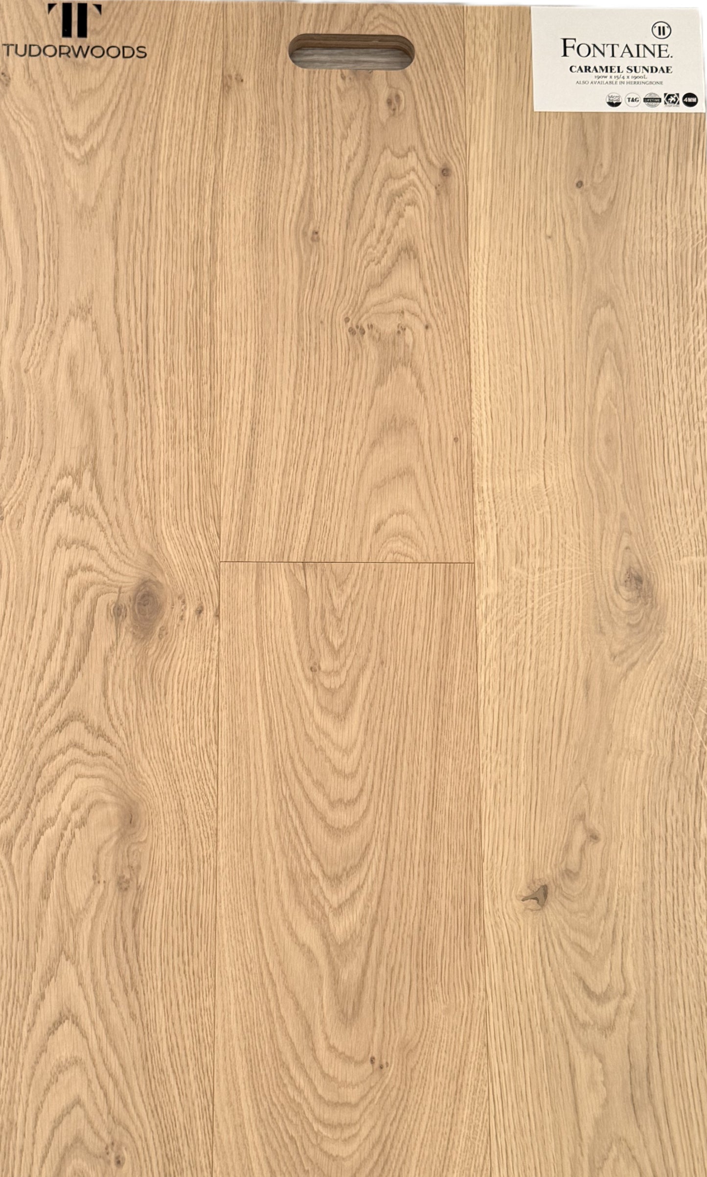 FONTAINE 190mm Wide Oak - Caramel Sundae