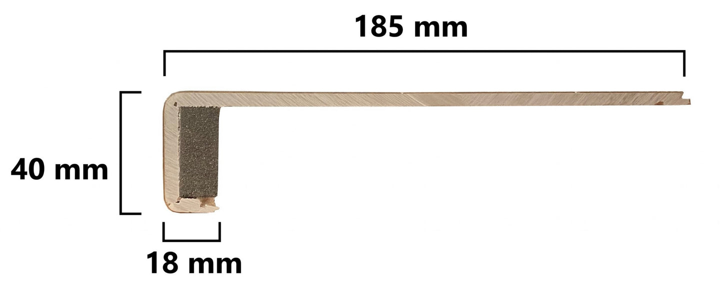 Square Stair nosing 1.4m