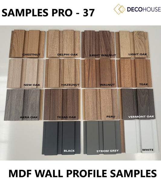 15 WALL PROFILE SAMPLES – PRO 37