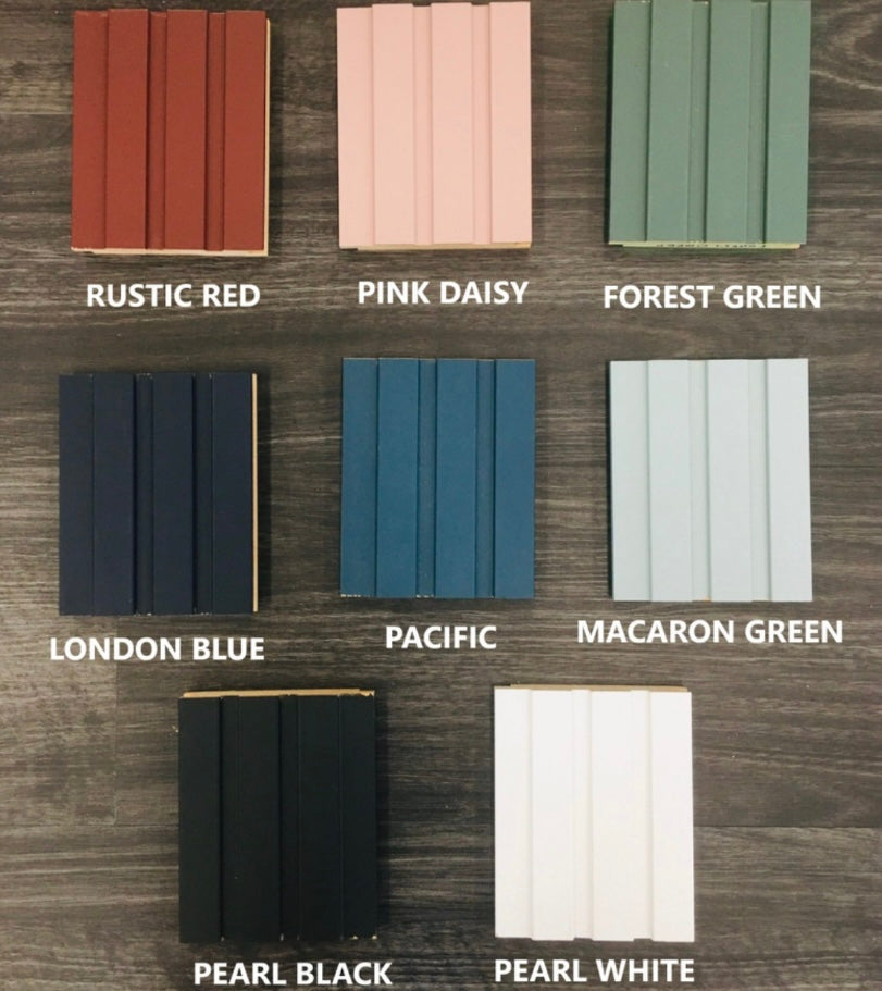 8 WALL PROFILE SAMPLES – SUPRAMAT colours