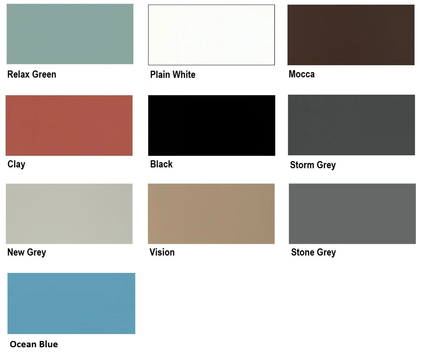 10 WALL CLADDING SAMPLES – SOFT TOUCH