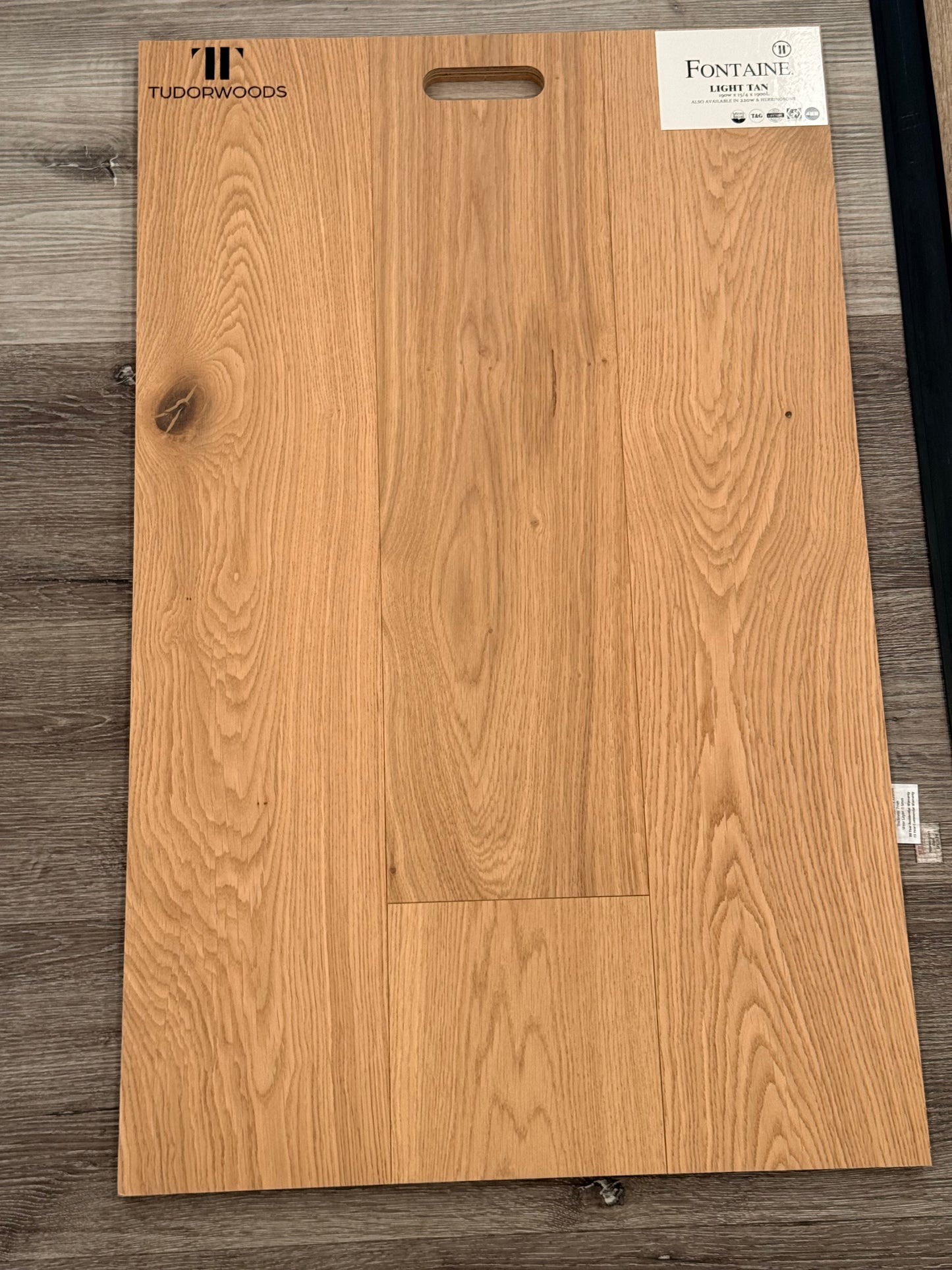 FONTAINE 190mm Wide Oak - Light Tan