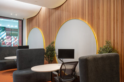 Bamboo Flexible Panel - Ribbed 25